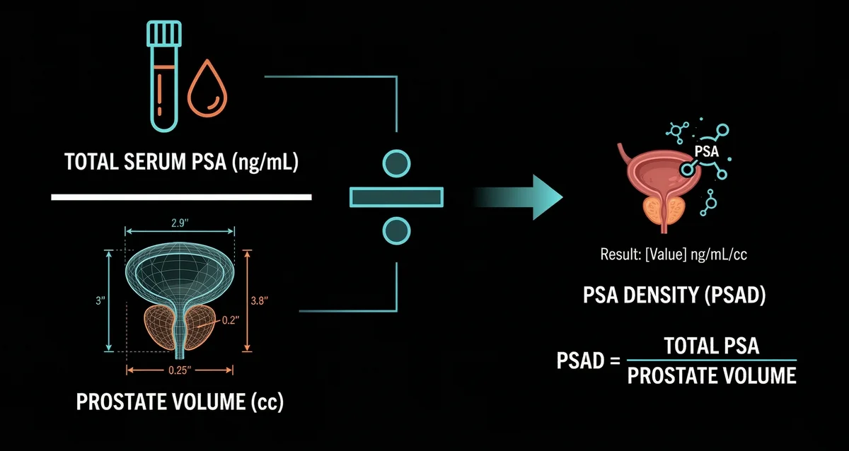 how to calculate psa density by estimating prostate volume