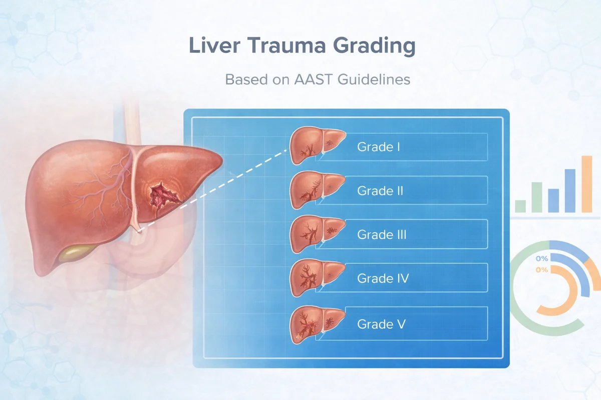 AAST Liver Trauma Grading & Score Calculator - Rad At Hand