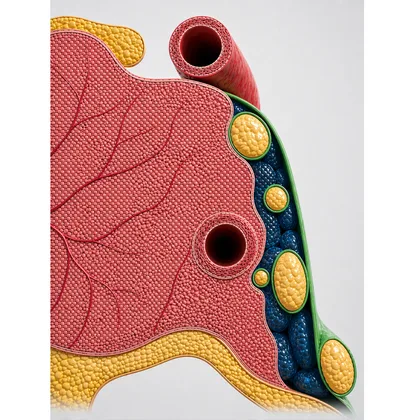 Complete encasement of intracavernous internal carotid artery